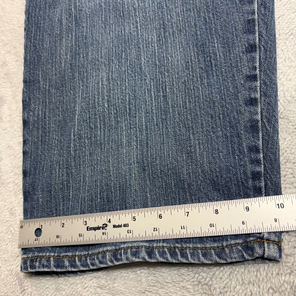 Lee Loose Fit Jeans Mens 50x30 Blue Denim Stretch Comfort Straight Leg 102101305